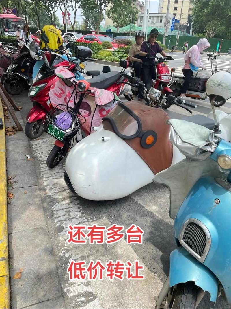 抖音史努比电瓶车的图片