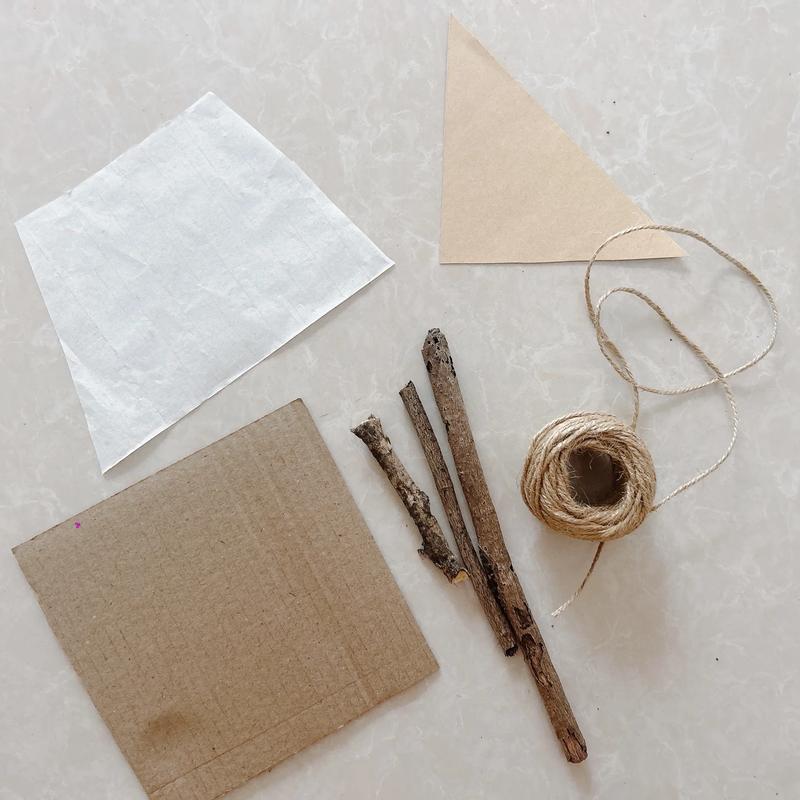 如何自制抖音里的麻绳灯