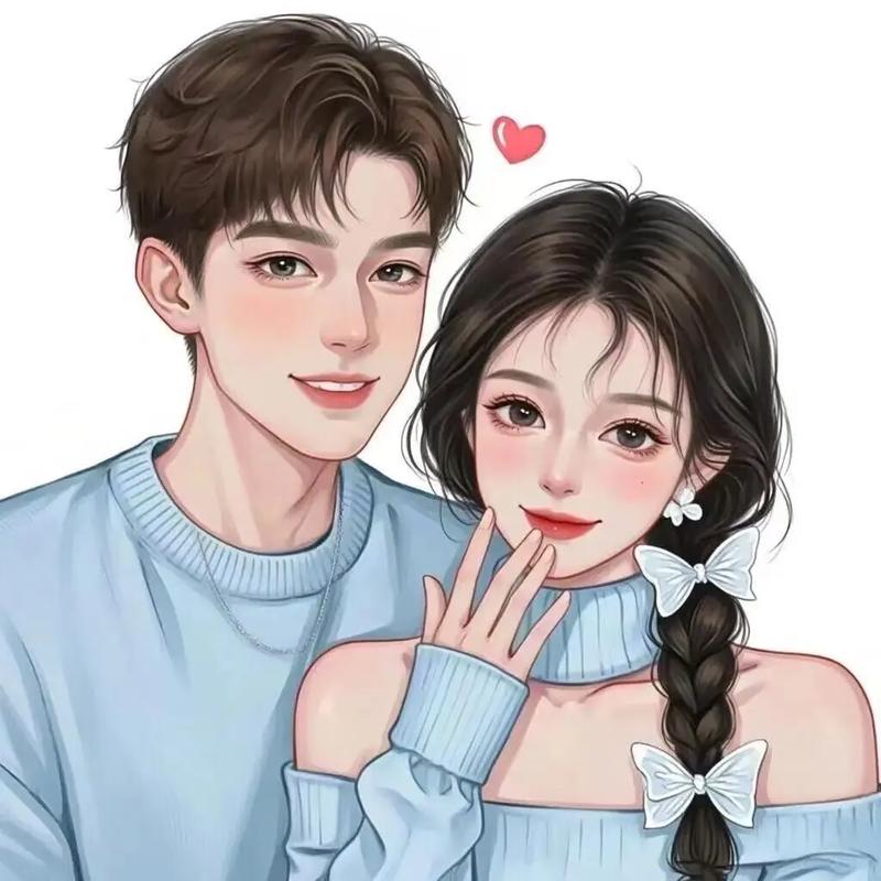 抖音爱你一万年情侣头像