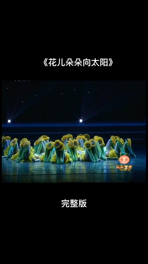 抖音中跳舞太阳花短视频