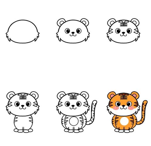 快手画动物老虎的名字