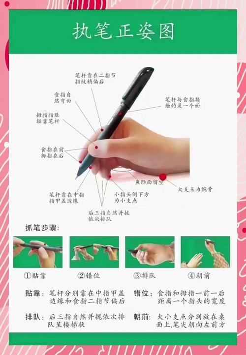 抖音用皮筋纠正写字姿势