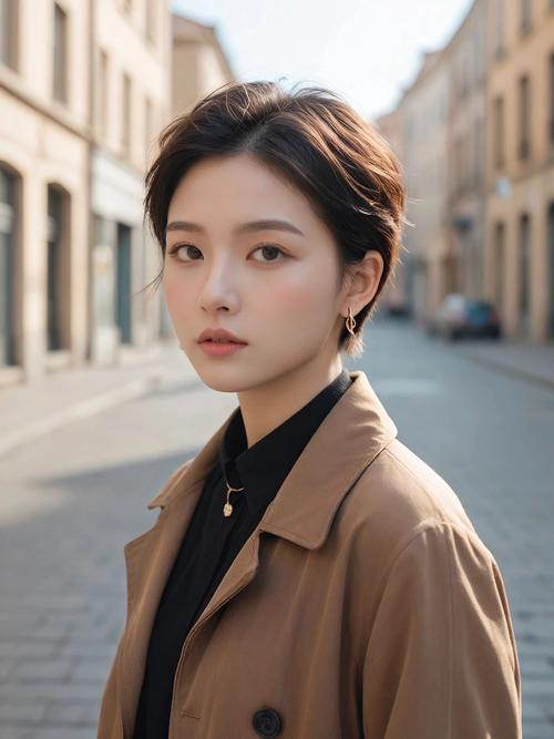 快手短发女生说话中性