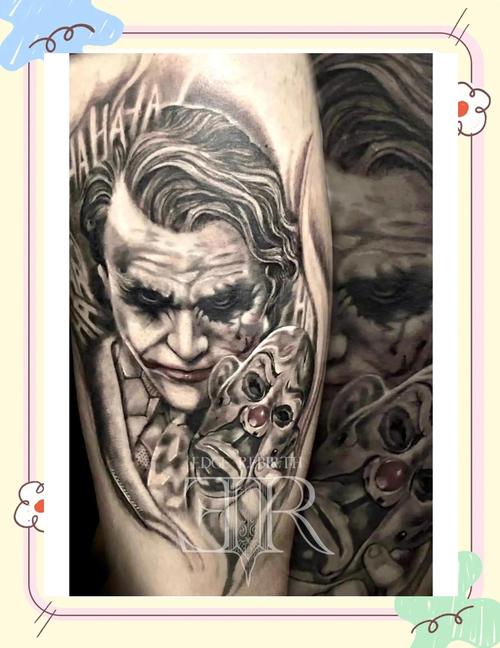 抖音joker纹身图案