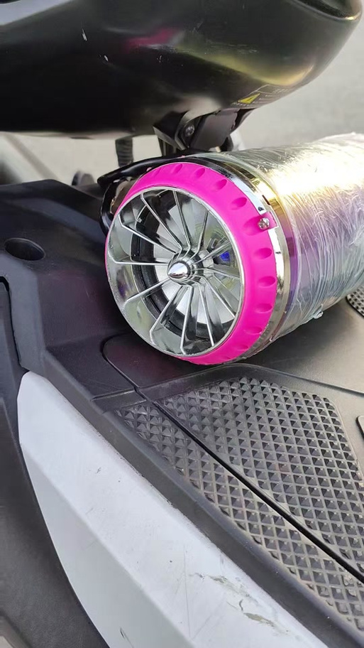 抖音上的摩托车低音炮