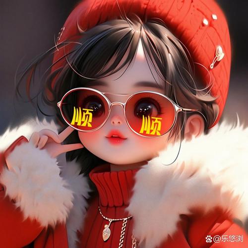 一个女带着红帽子抖音