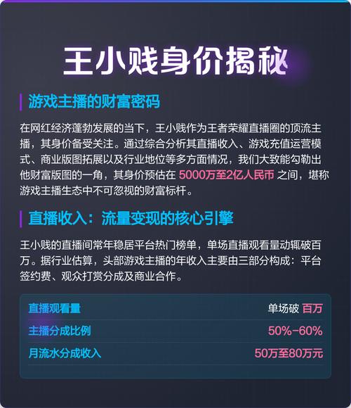 电一王者做直播签约费