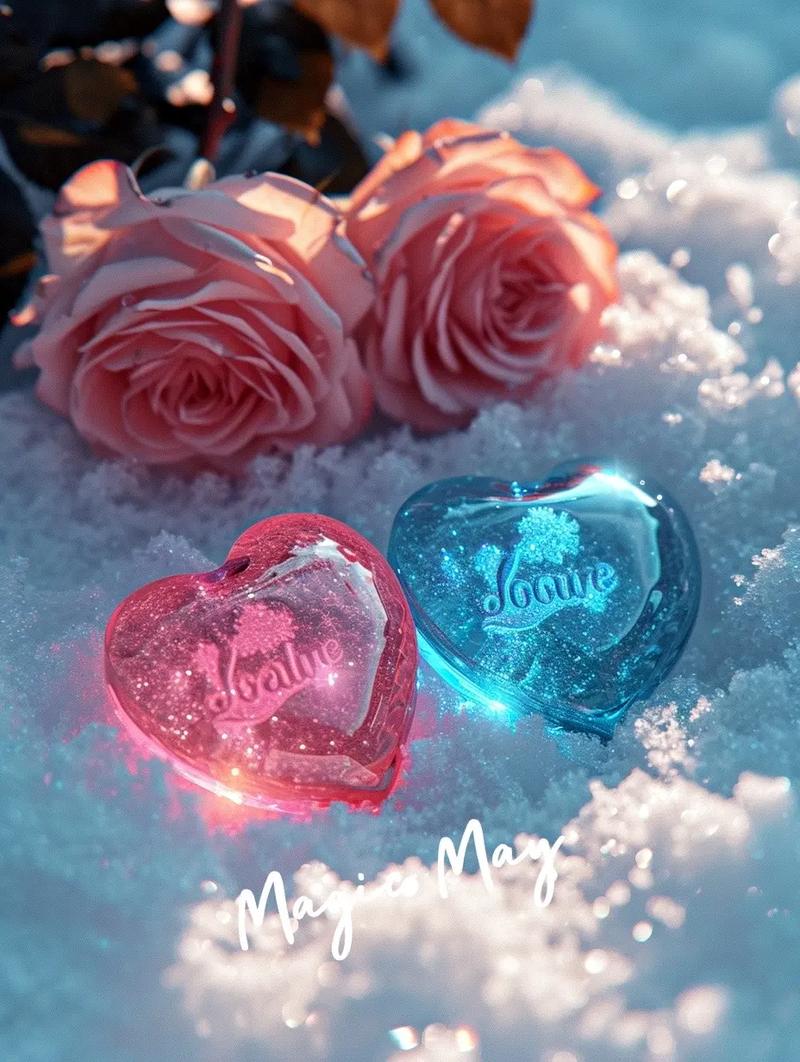 抖音上的照片里的桃心