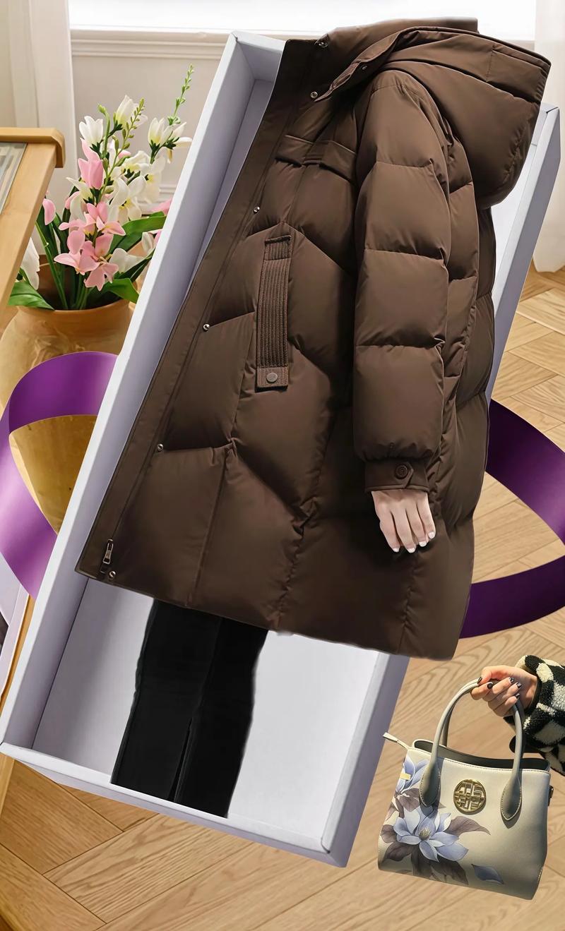 抖音最新款背带羽绒服