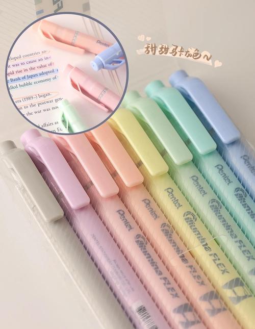 抖音上背单词的荧光笔