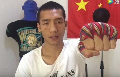 快手暴打日本黄毛拳手