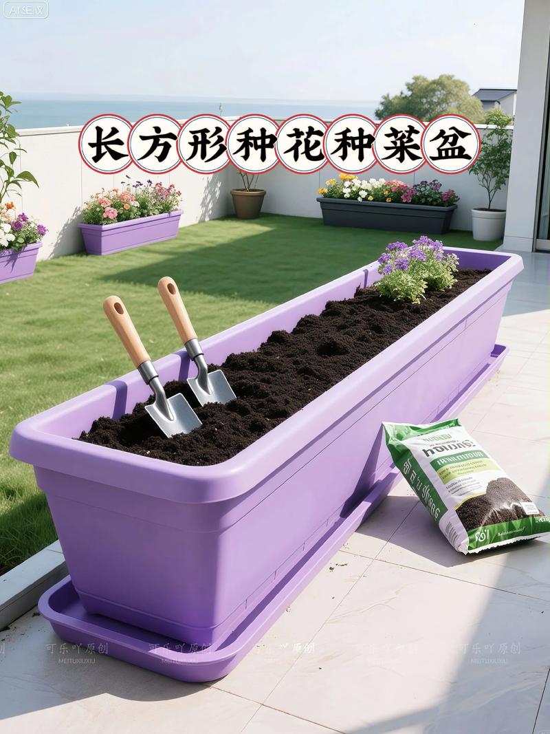 抖音用塑料盆做的花盆