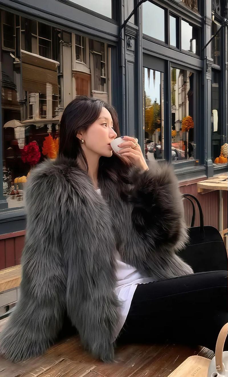 快手秒杀衣服毛毛大衣