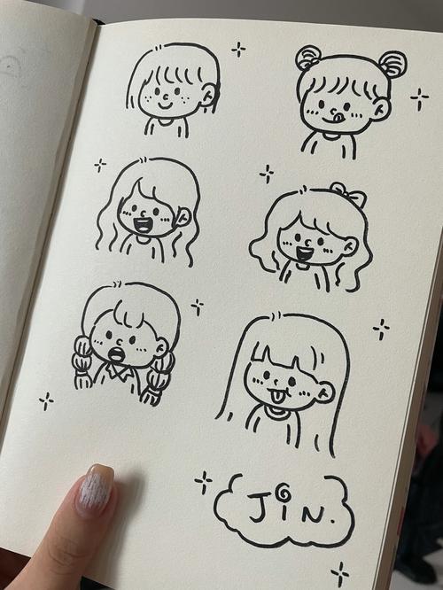 抖音手账小人物怎么画