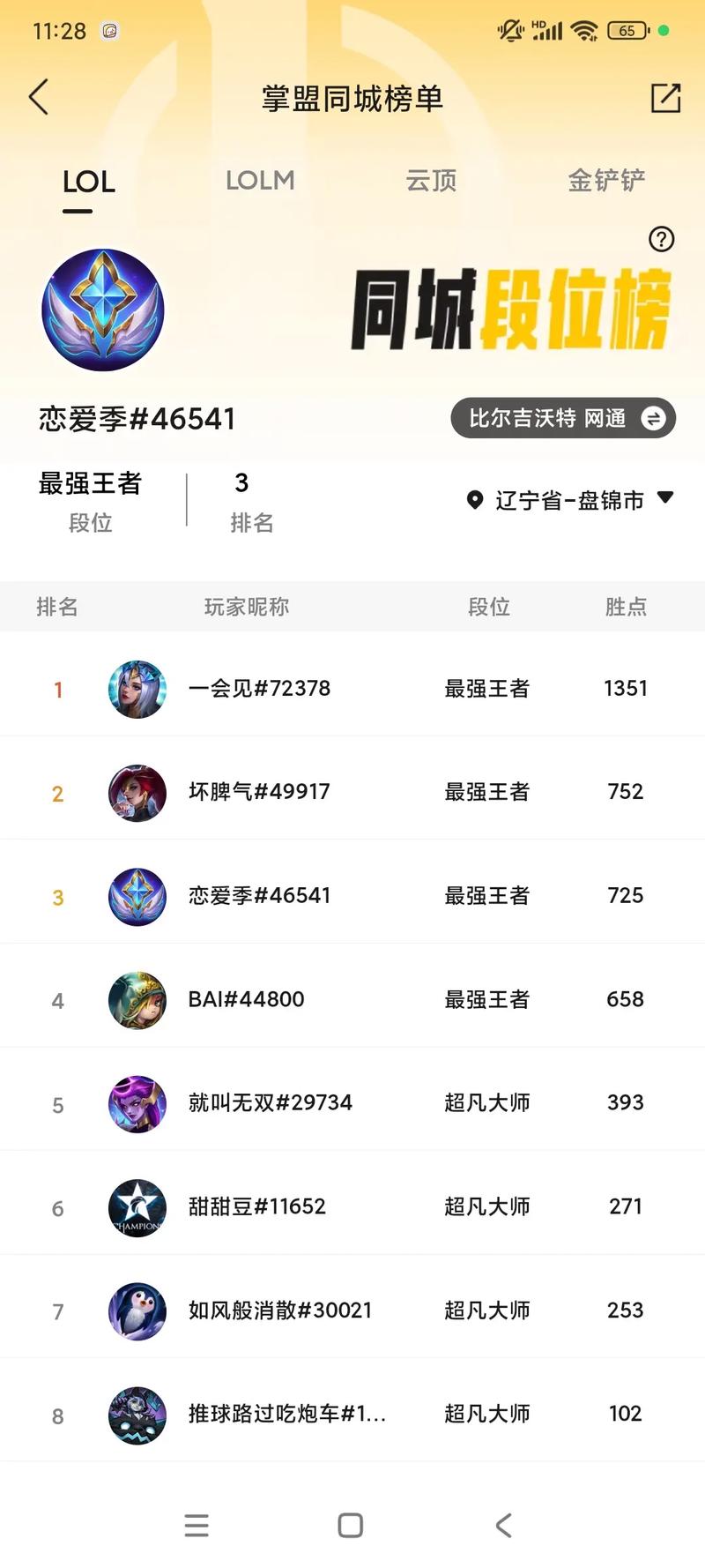 lol直播平台排名榜