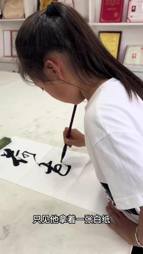 会写毛笔字的宝宝抖音