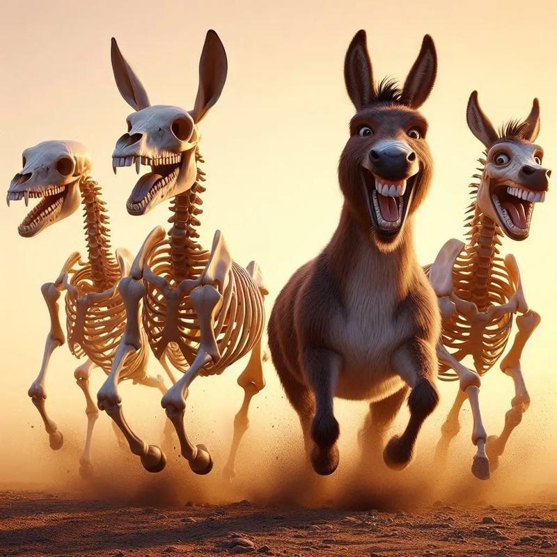 抖音上会说话的小毛驴