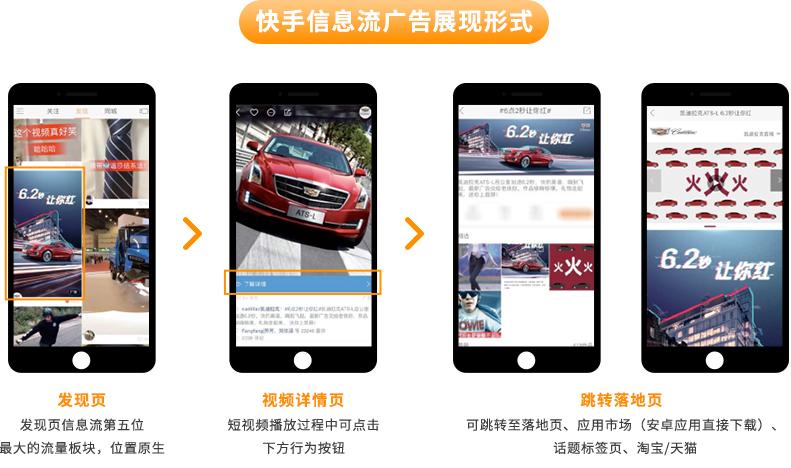 快手红人打的什么广告