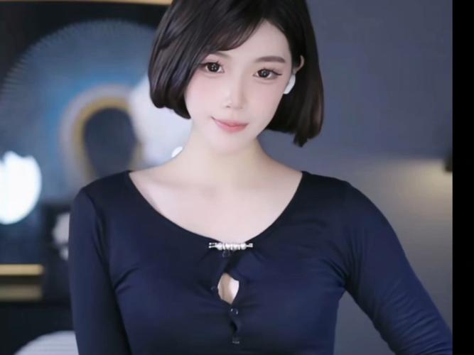 快手韩国跳舞短发女神