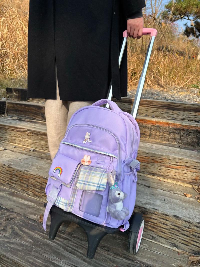 抖音迷你版拉杆小书包