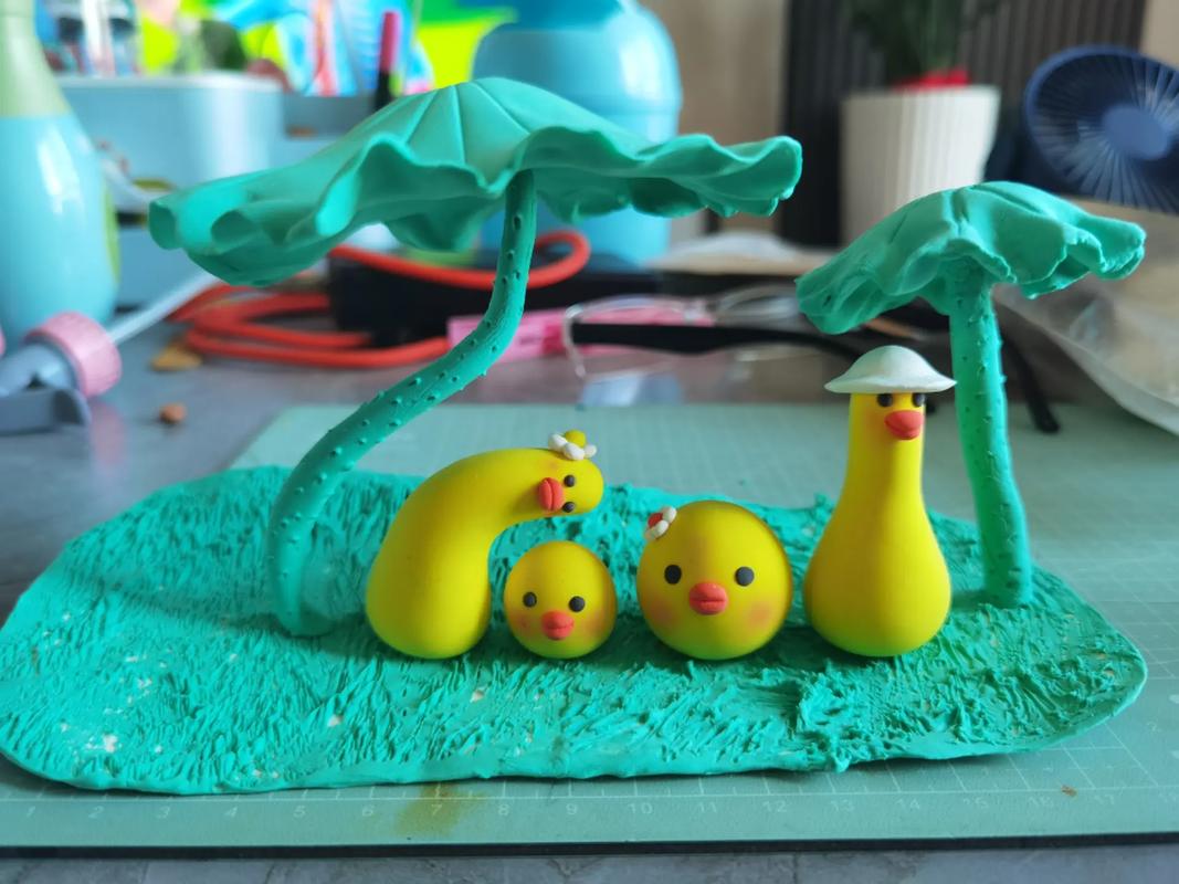 抖音小鸭子吃虫子手工