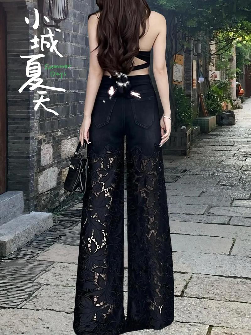抖音衣服同款大钩裤子