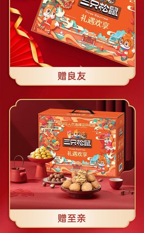 三只松鼠巨型礼包抖音