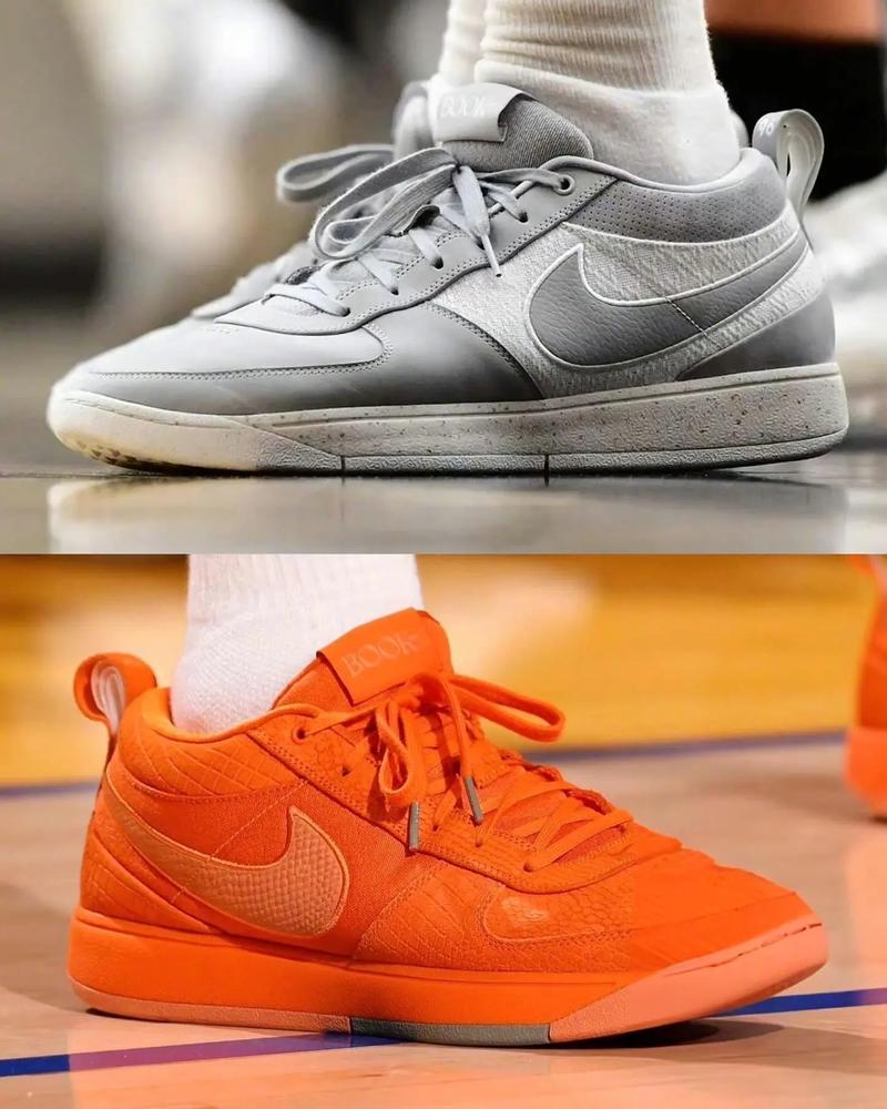 抖音橙色的耐克休闲鞋