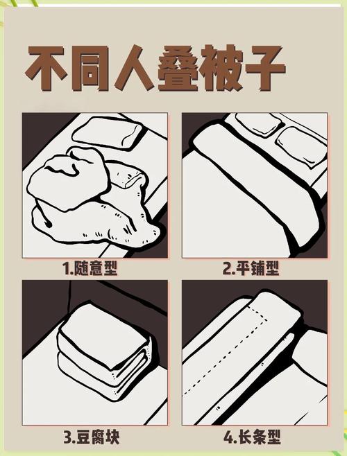 抖音上折被子怎么折的