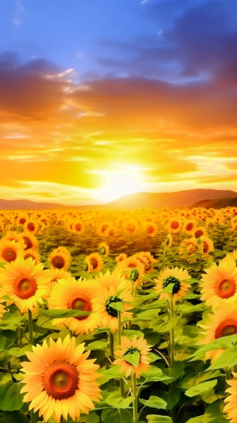 抖音妖娆花向日葵视频