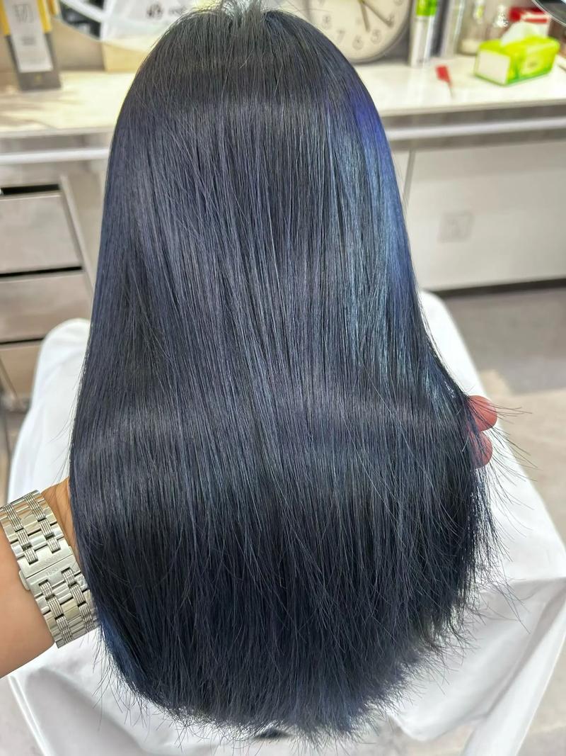 抖音蓝黑色头发多少钱