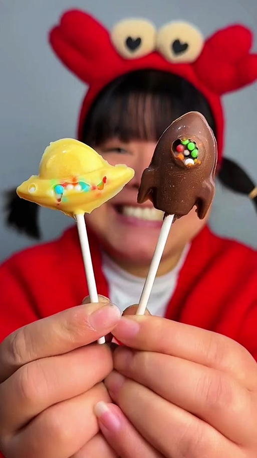 我要巧克力棒棒糖抖音