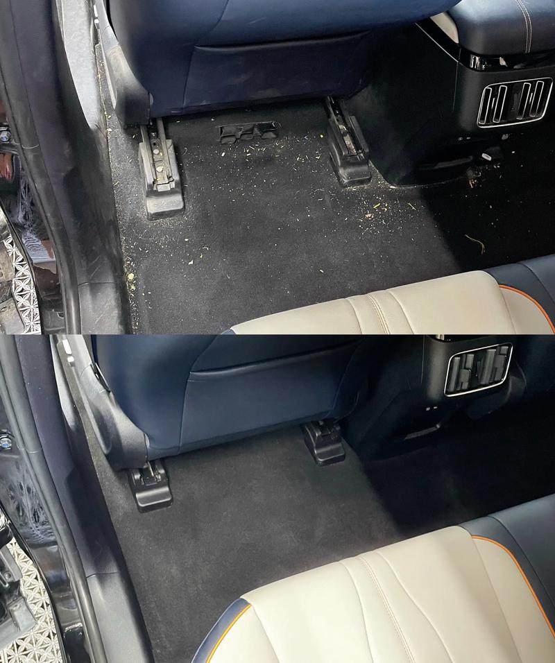 抖音同款清洗汽车内饰