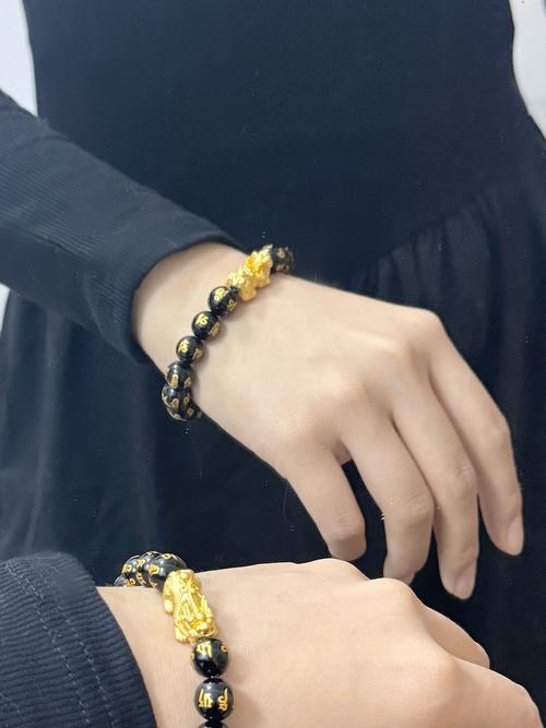 网红抖音貔恘手链图片