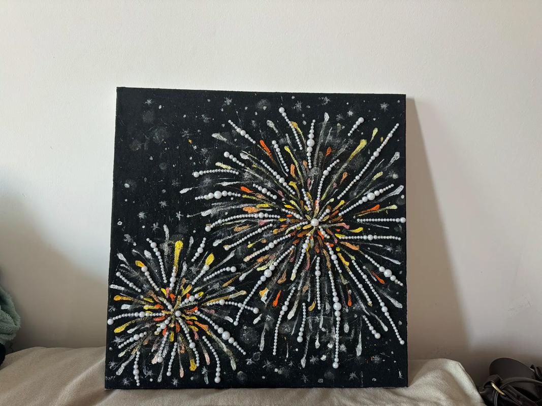 抖音粘珠子的画是什么