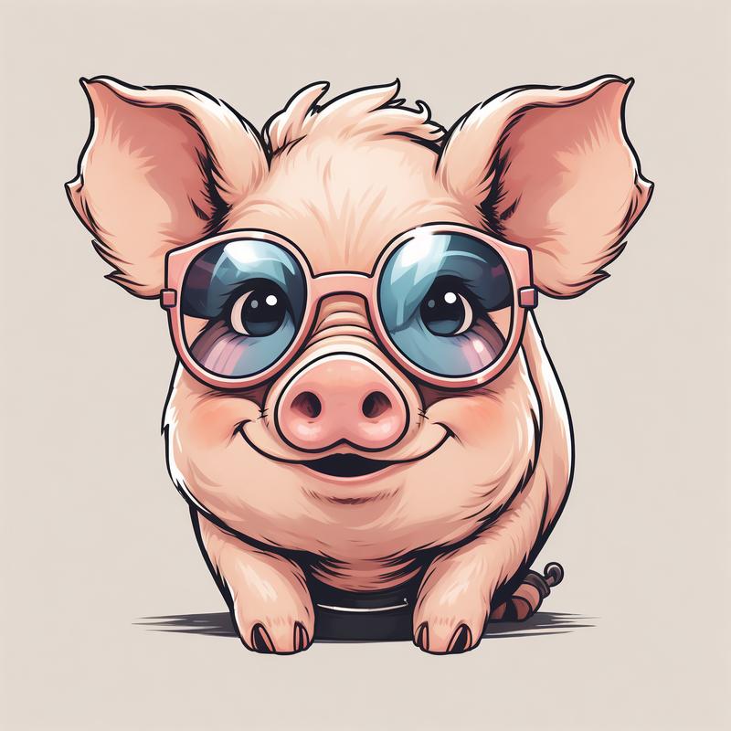 抖音上卡通猪头怎么弄