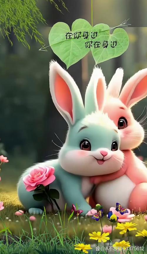 抖音里贝贝兔和大美丽