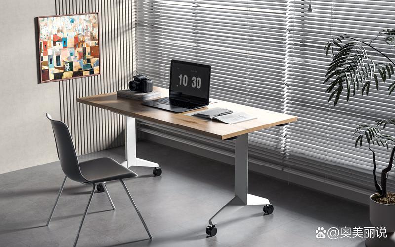 抖音桌椅电脑一体桌椅