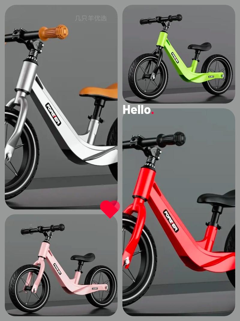 抖音无脚踏儿童自行车