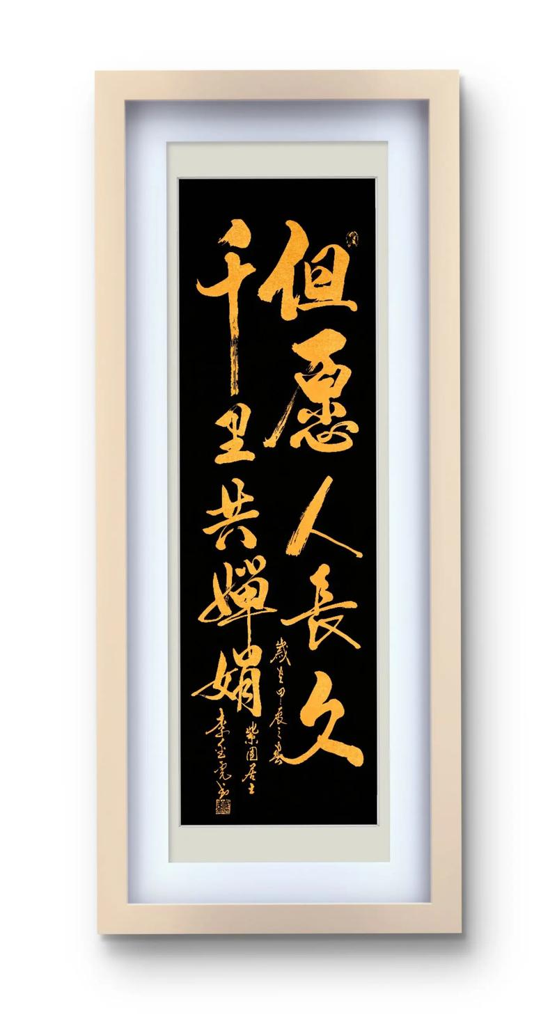 抖音上 携手一生书法