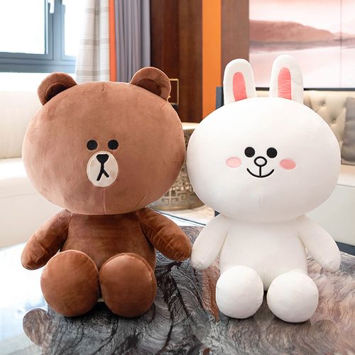 抖音布朗熊可妮兔玩具