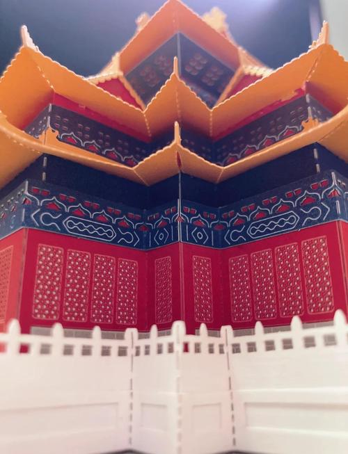 抖音用纸做的建筑模型