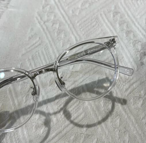 抖音网红透明菱形眼镜