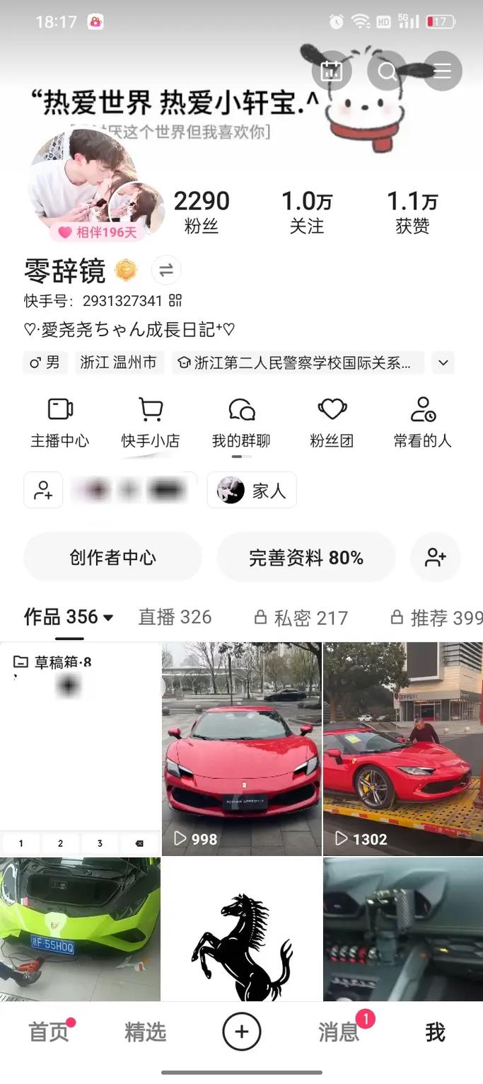 快手大师 大号有用吗