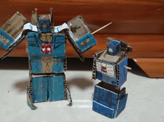 抖音儿童变形金刚手工