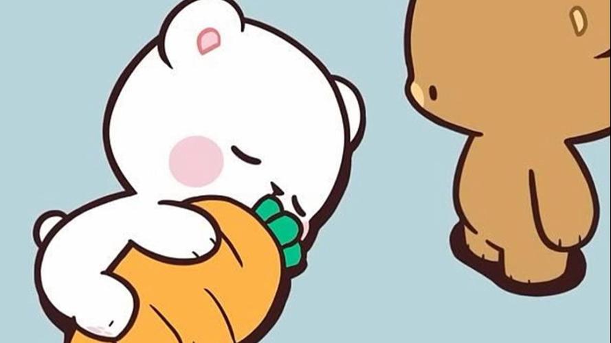 抖音玩具熊抱小孩睡觉