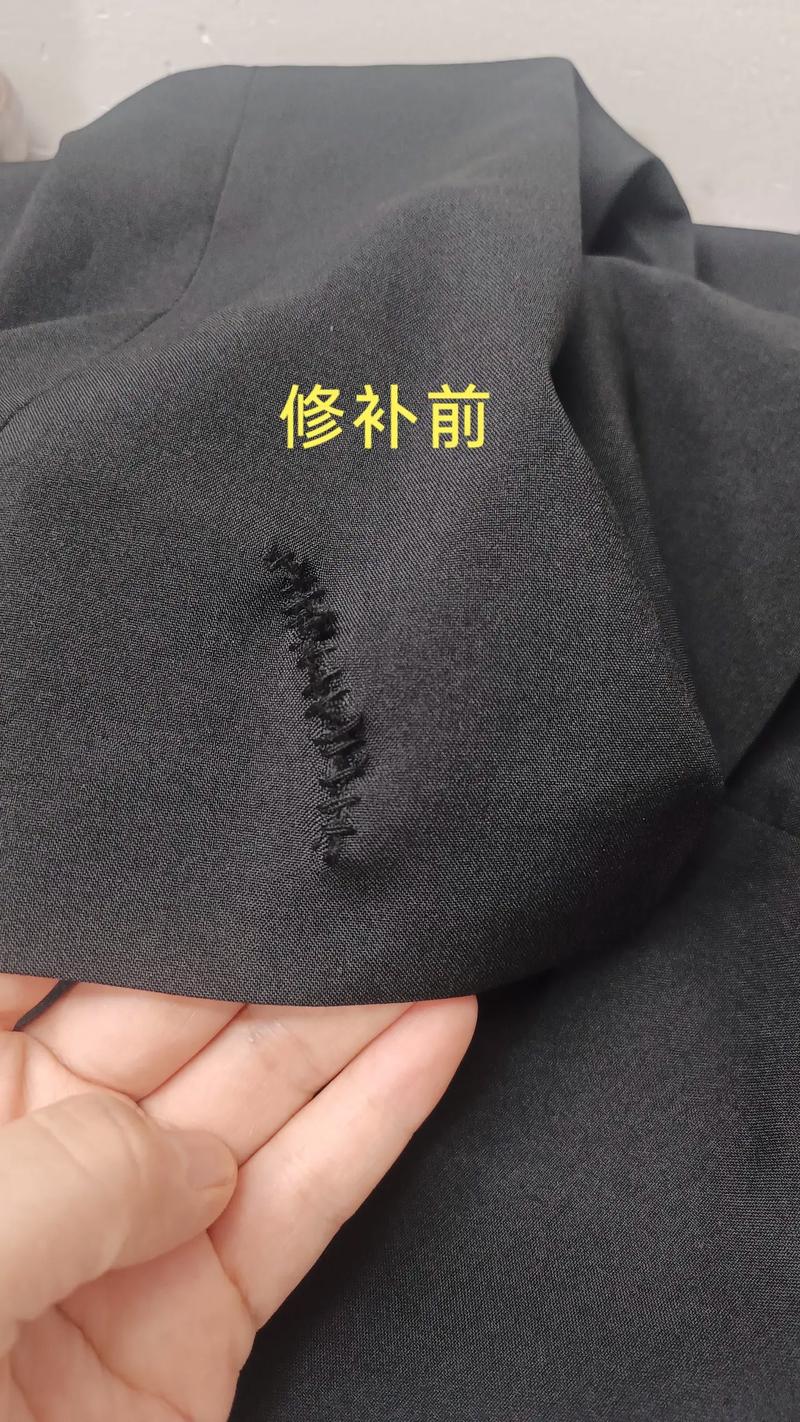 衣服破洞修补绣花抖音