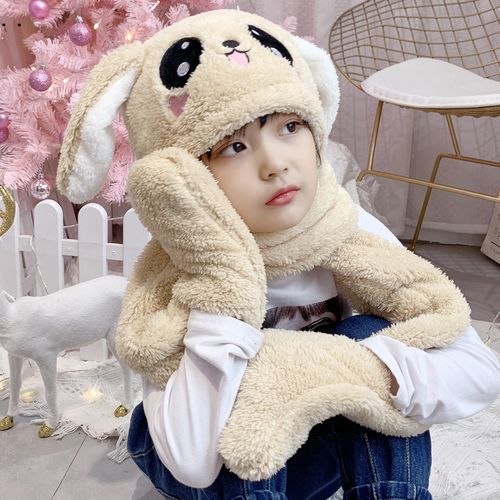 儿童抖音兔子耳朵帽子