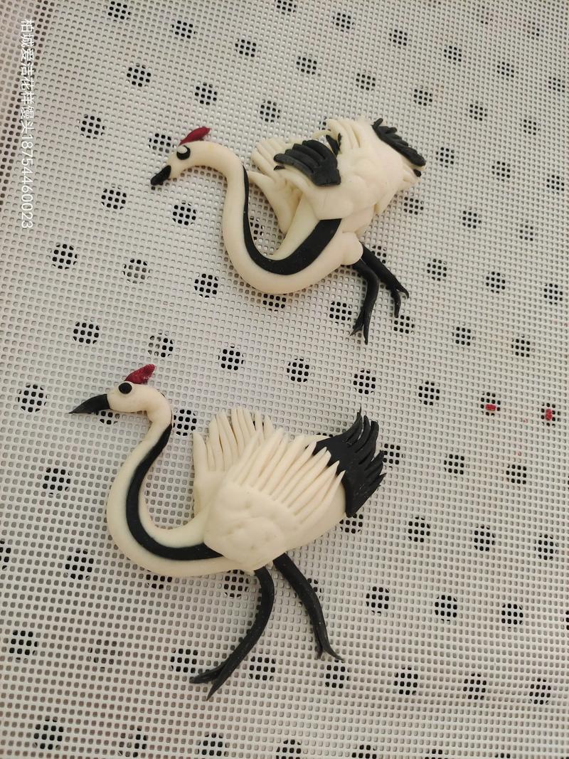 抖音面皮梳子小鸟做法