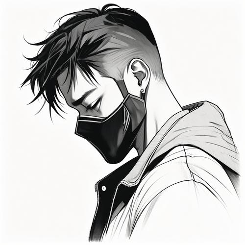 快手神秘人绷带男头像